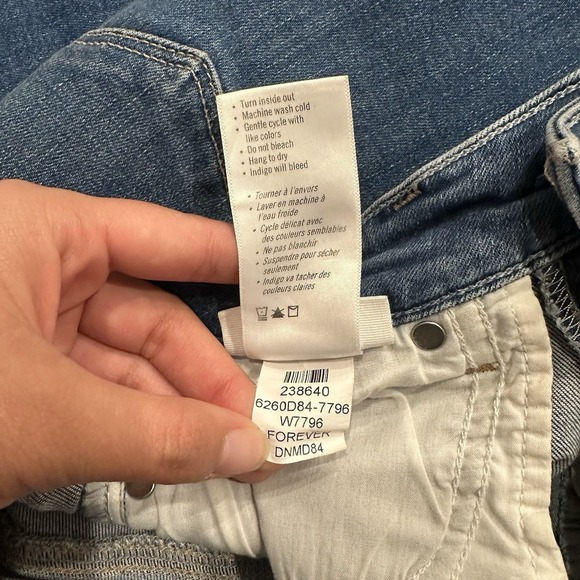 Paige Verdugo Jeans Skinny Mid Rise Cropped Stretch Denim Skinny Forever Size 24 - Picture 9 of 12